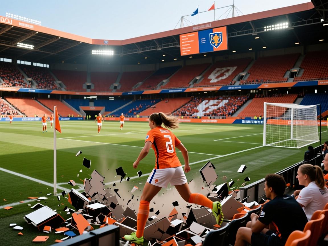 荷兰女足不敌实力对手，阵地逐渐被侵蚀  第3张