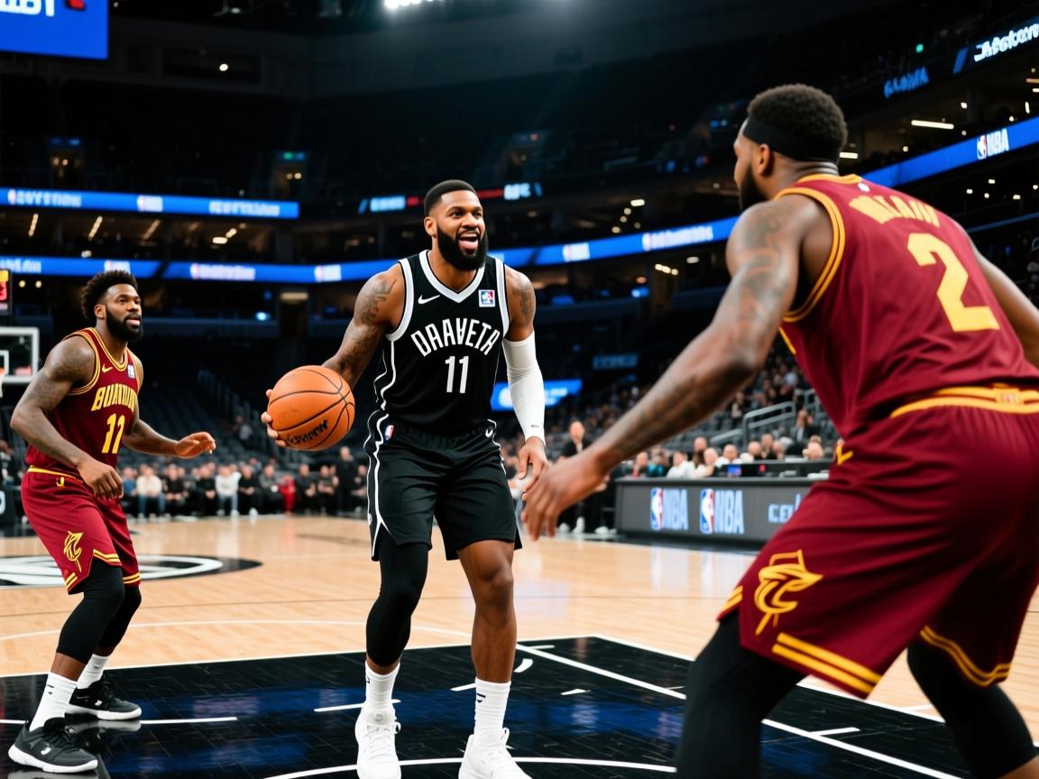 网红球星威廉姆斯领衔篮网击败骑士 第3张