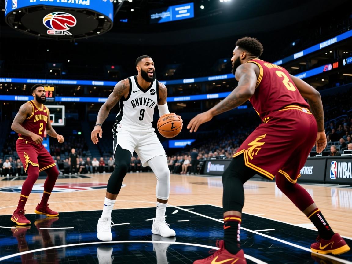 网红球星威廉姆斯领衔篮网击败骑士 第4张